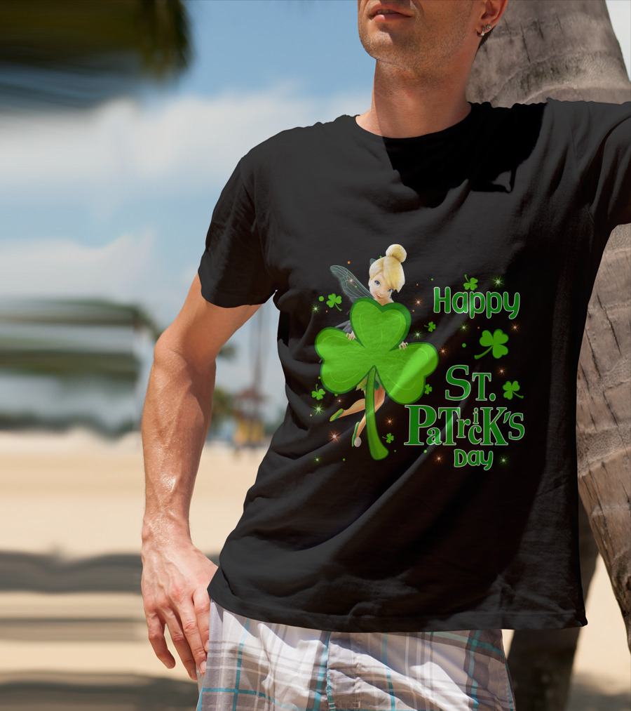 Tinkerbell Happy St. Patrick's Day T-Shirt