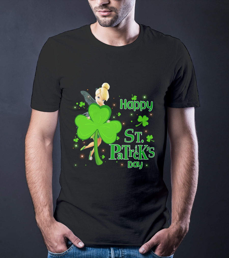Tinkerbell Happy St. Patrick's Day T-Shirt