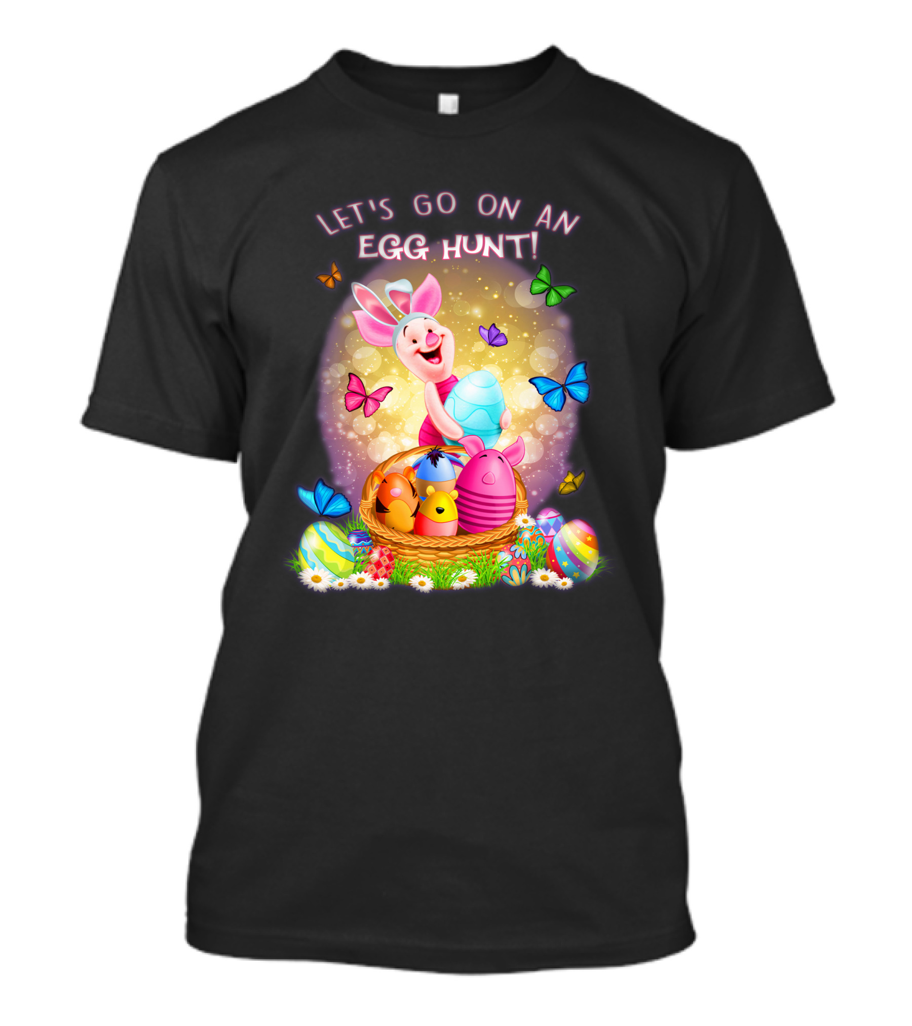 Let's Go On An Egg Hunt Piglet T-Shirt