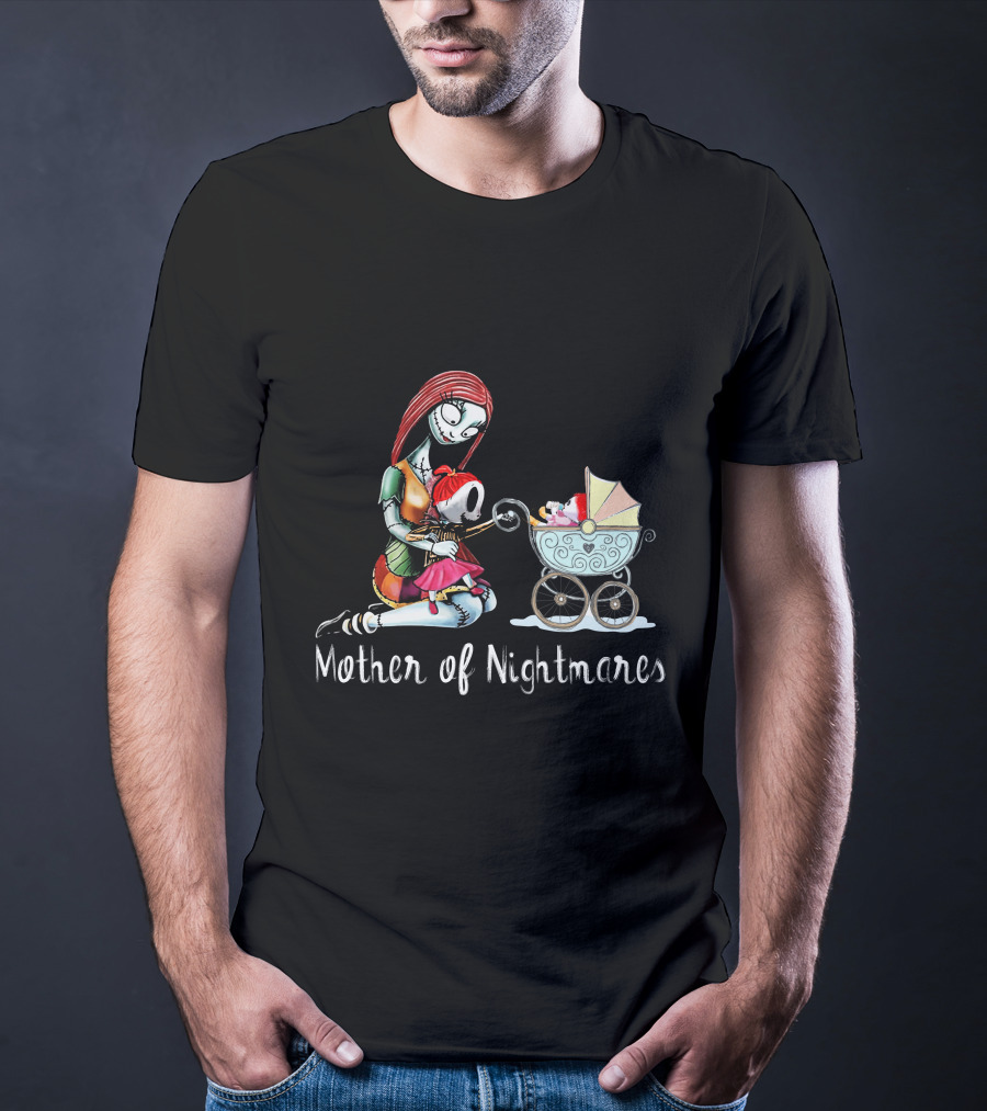 Mother Of Nightmares Sally With Baby And Stroller T-Shirt