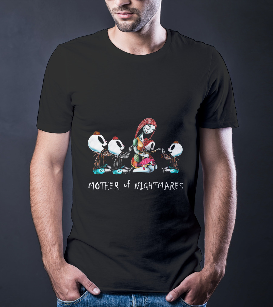 3 Boys 1 Girl Mother Of Nightmares Halloween T-Shirt