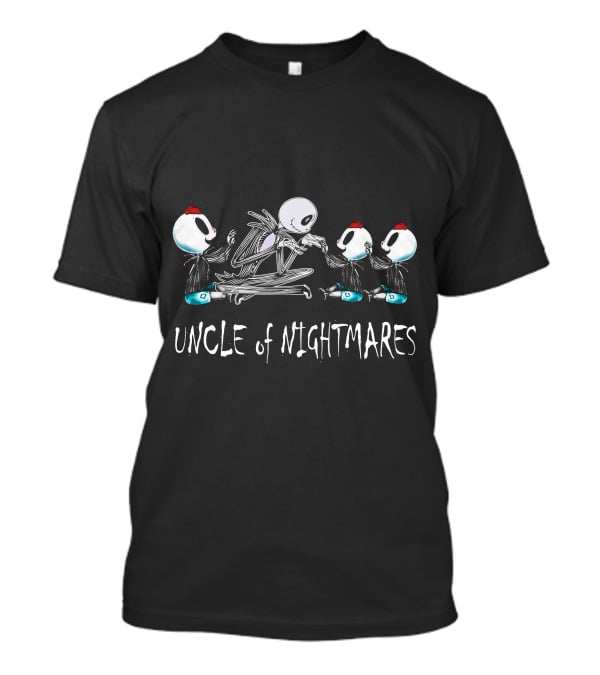 Uncle Of Nightmares 3 Boys Skeleton Dance Scene T-Shirt