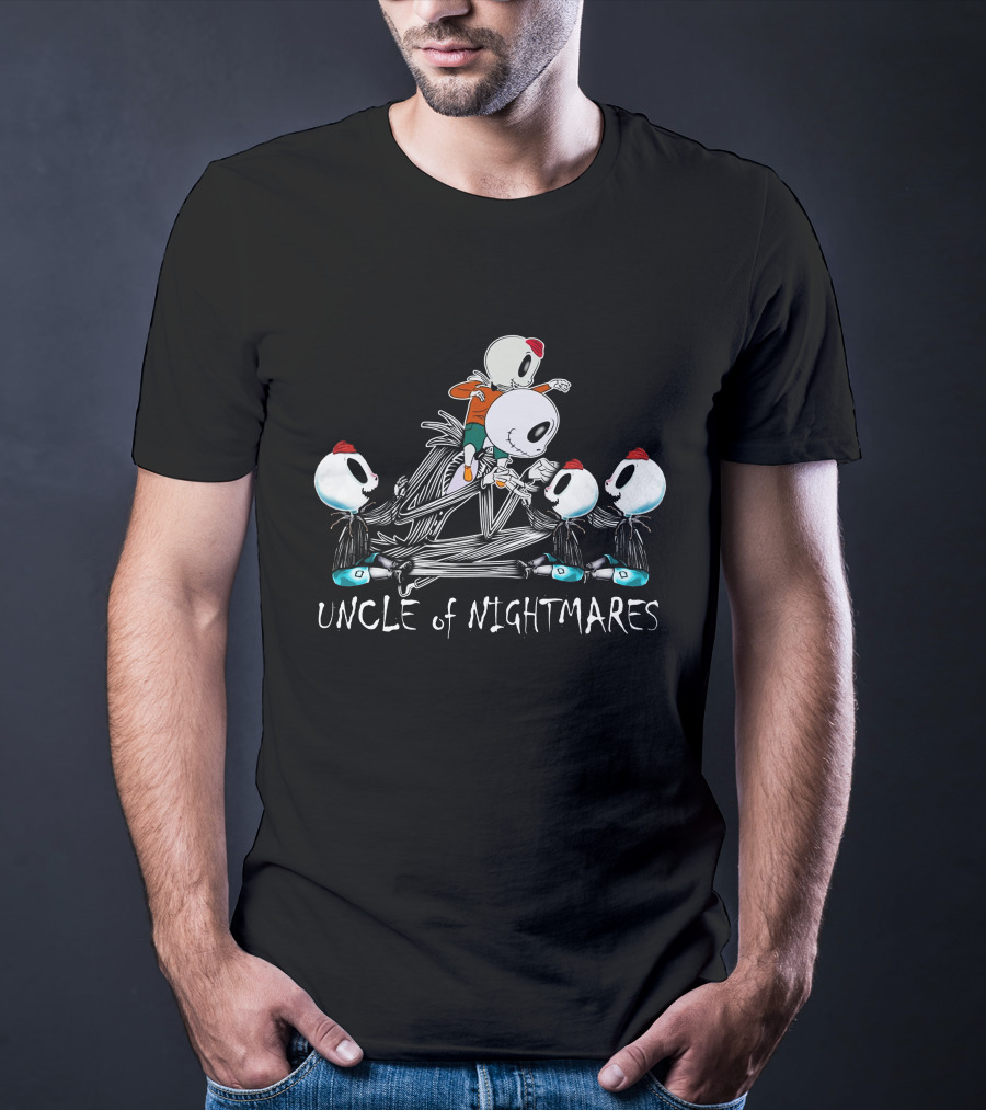 4 Boys On Brooms Uncle Of Nightmares T-Shirt