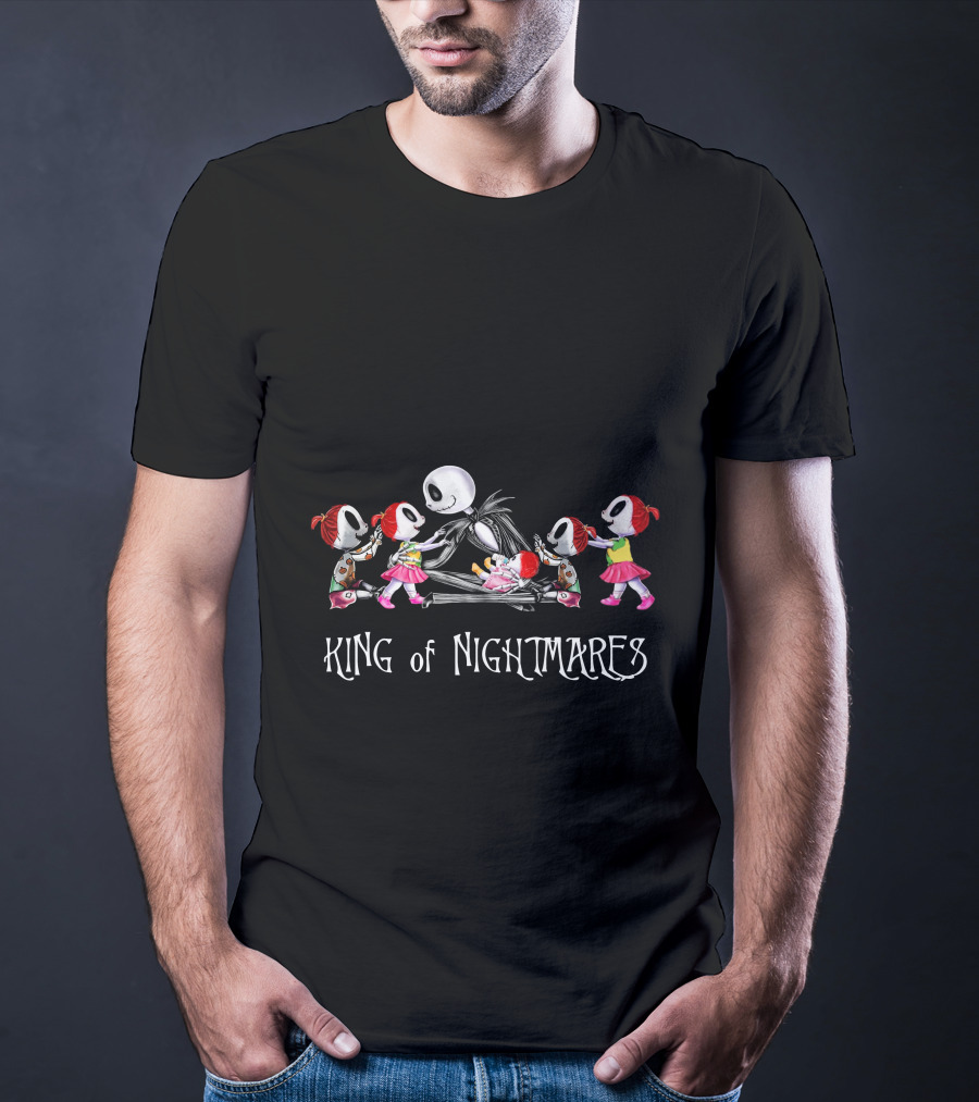 King Of Nightmares With 5 Girls Twisted Fantasy T-Shirt