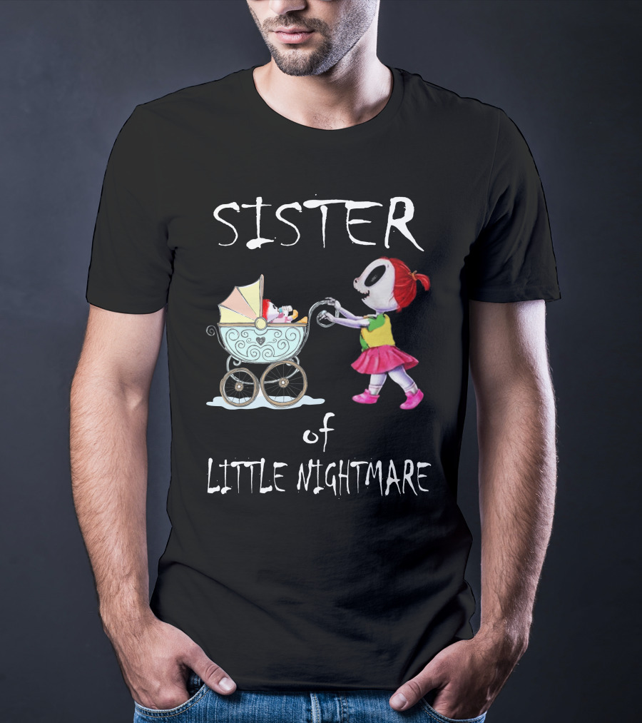 Sister Of Little Nightmare Skeleton Doll With Pram T-Shirt