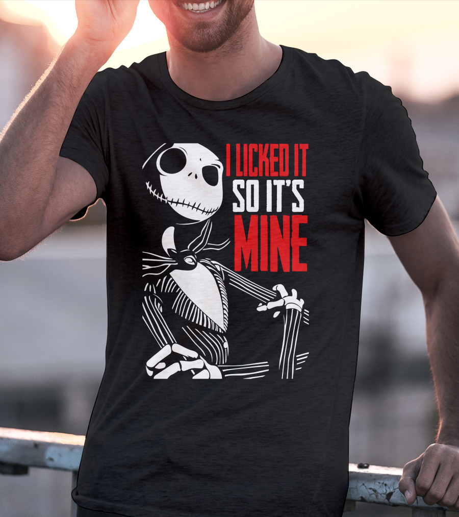 I Licked It So It's Mine Nightmare Large Character T-Shirt