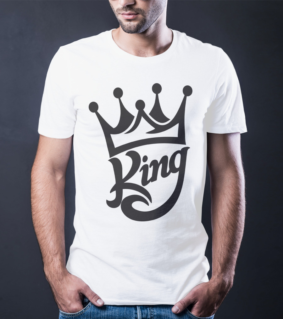 King Crown Iconic Typography T-Shirt