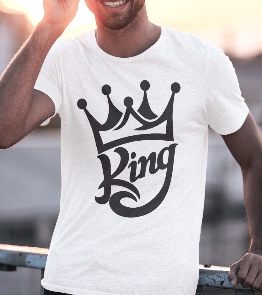 King Crown Iconic Typography T-Shirt