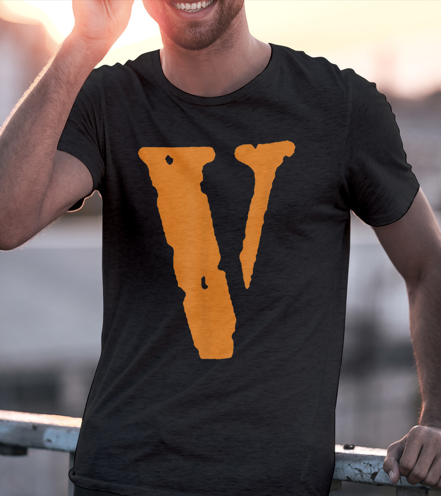 Orange V Icon V.LONE Branding T-Shirt