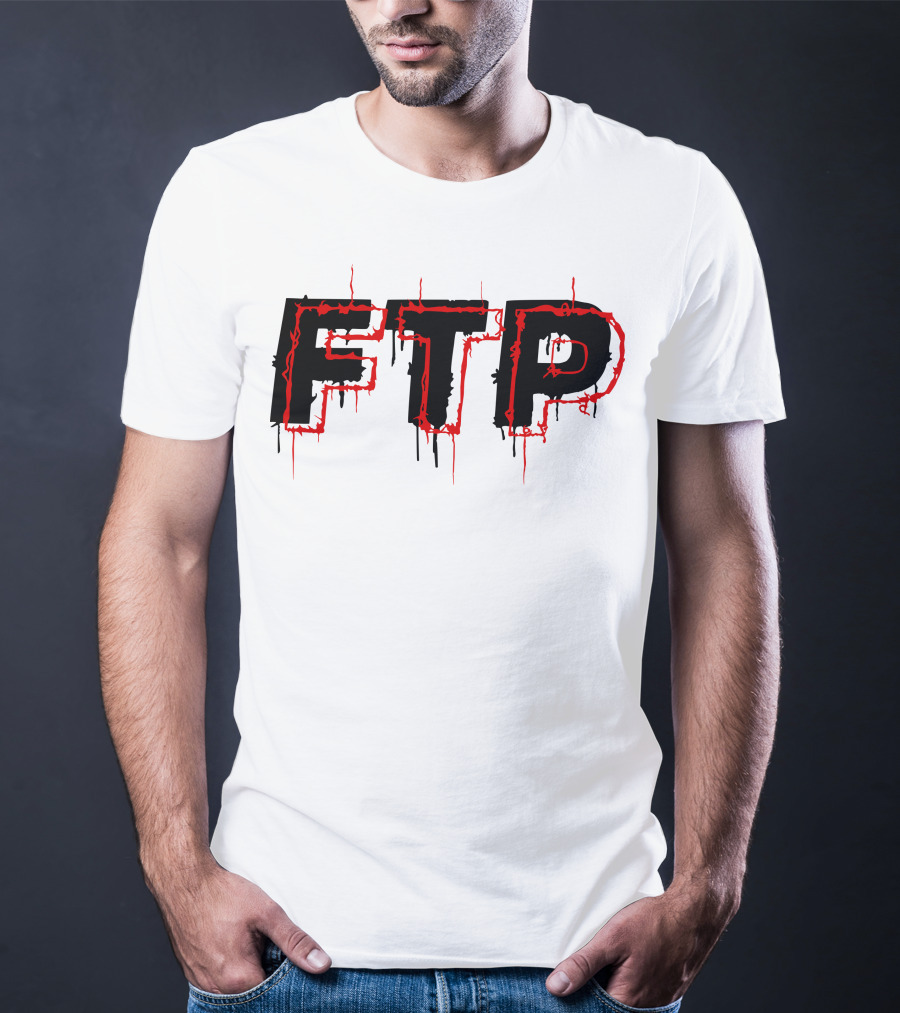 FTP Dripping Text T-Shirt