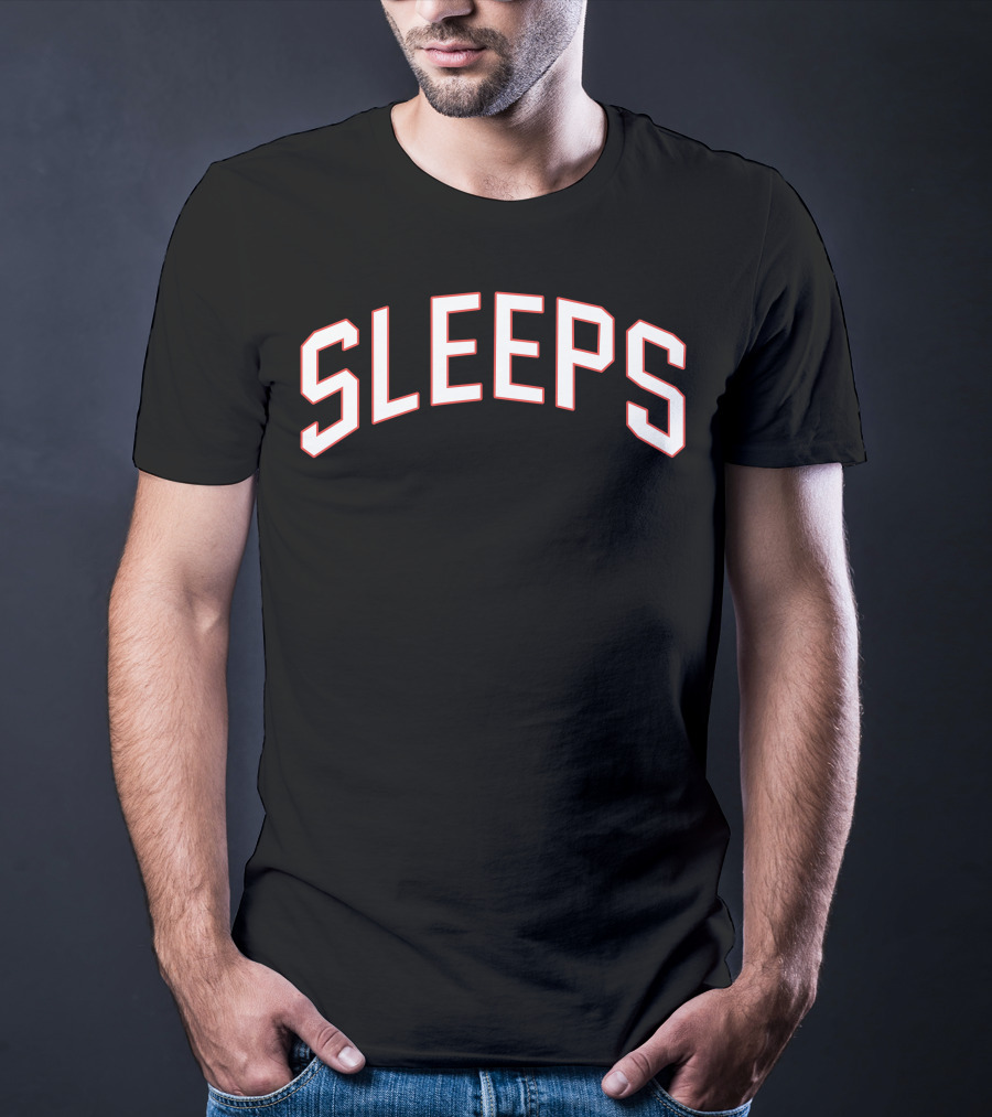 While She Sleeps Merch Sleeps Arch T-Shirt