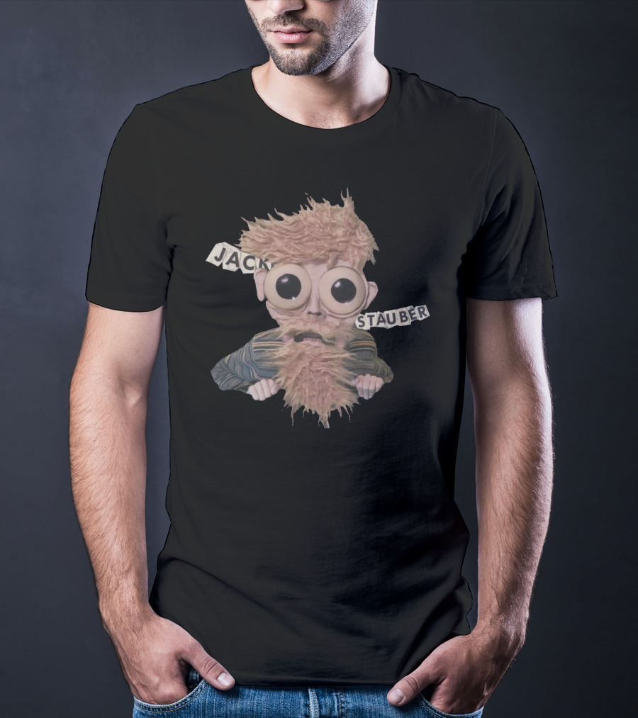 Jack Stauber Puppet Character Large Cartoon Eyes T-Shirt
