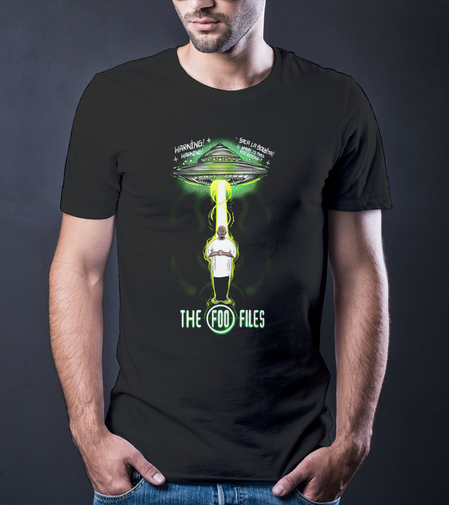 Warning UFO Abduction The Foo Files T-Shirt
