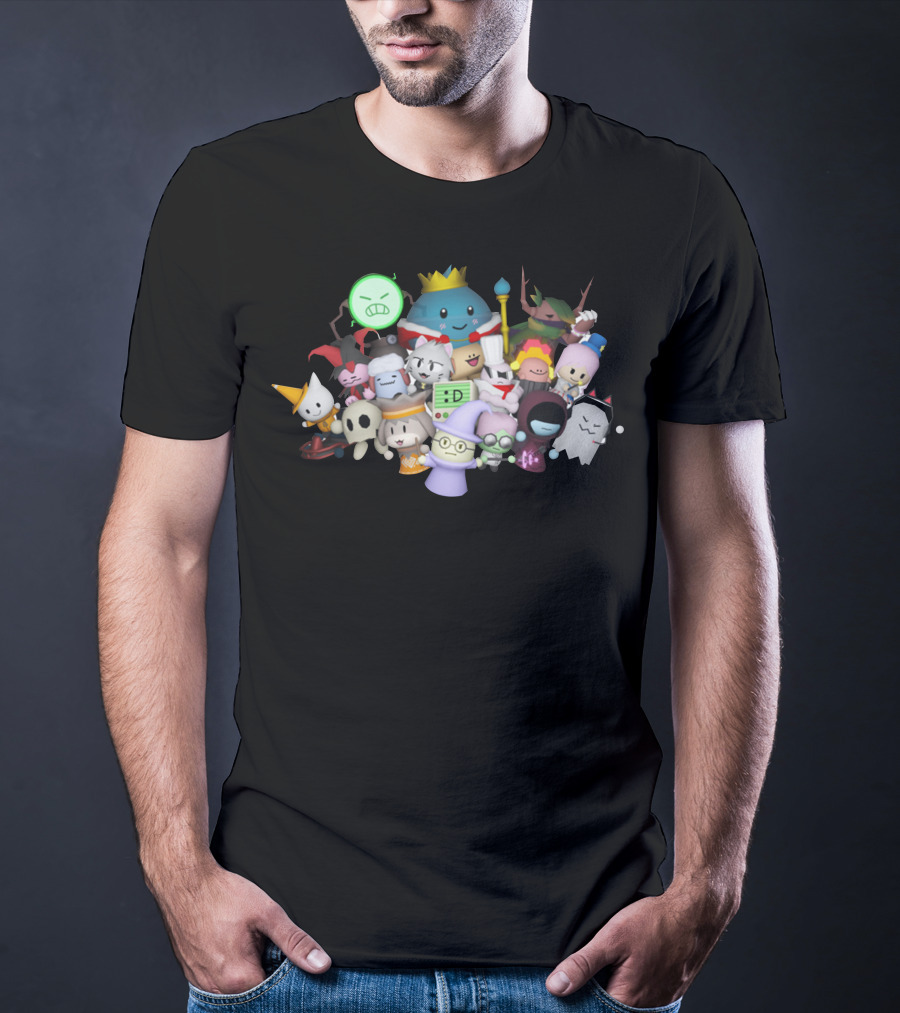 Tower Heroes Characters Merchandise T-Shirt