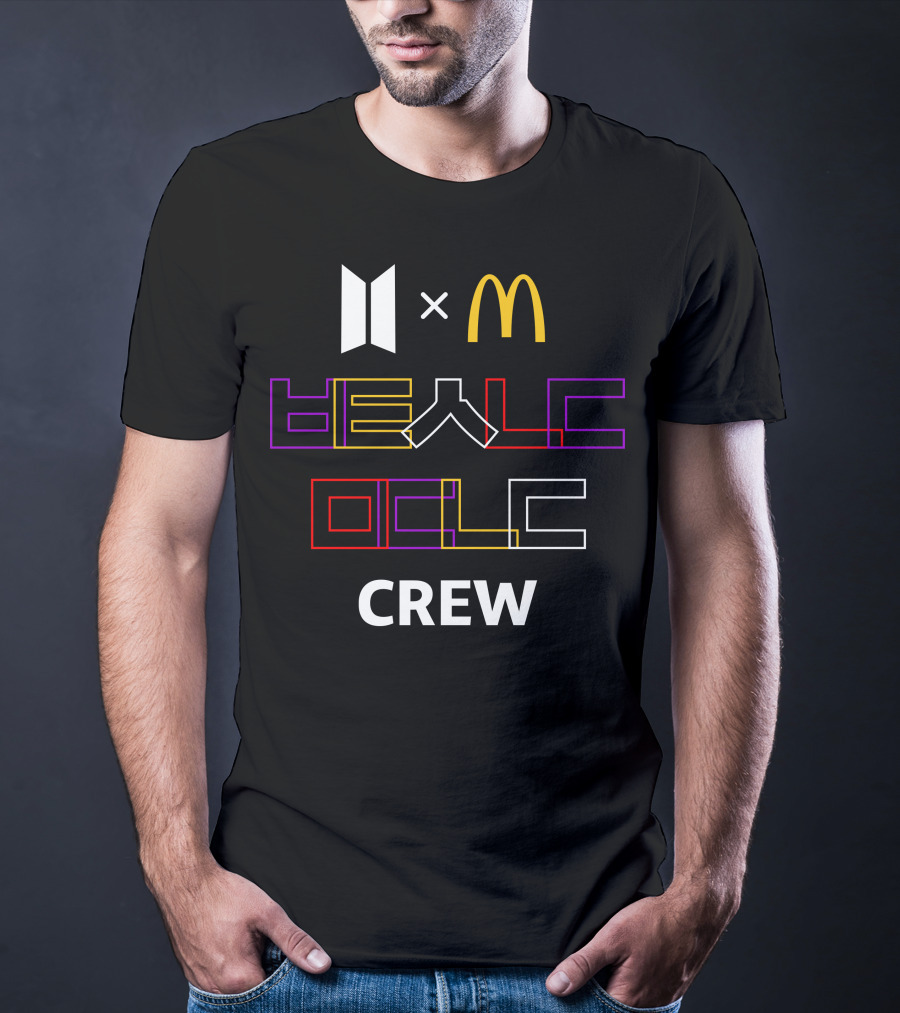 McDonald X BTS Collaboration Be A Music Crew T-Shirt
