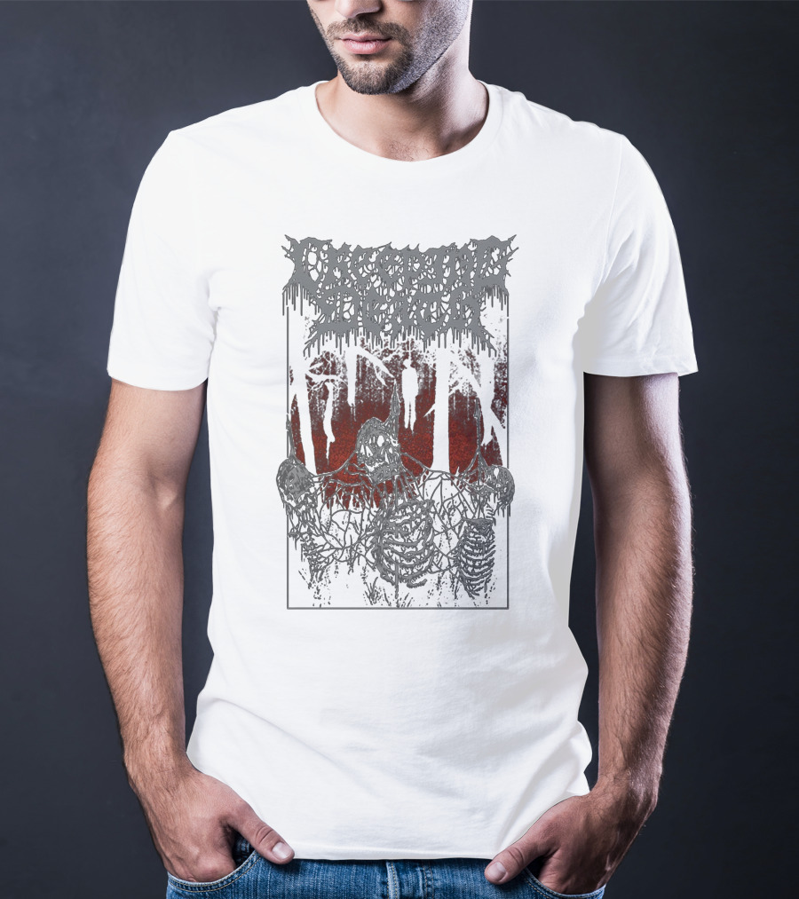 Creeping Death Skeletons In Haunted Forest With Hanging Figures T-Shirt