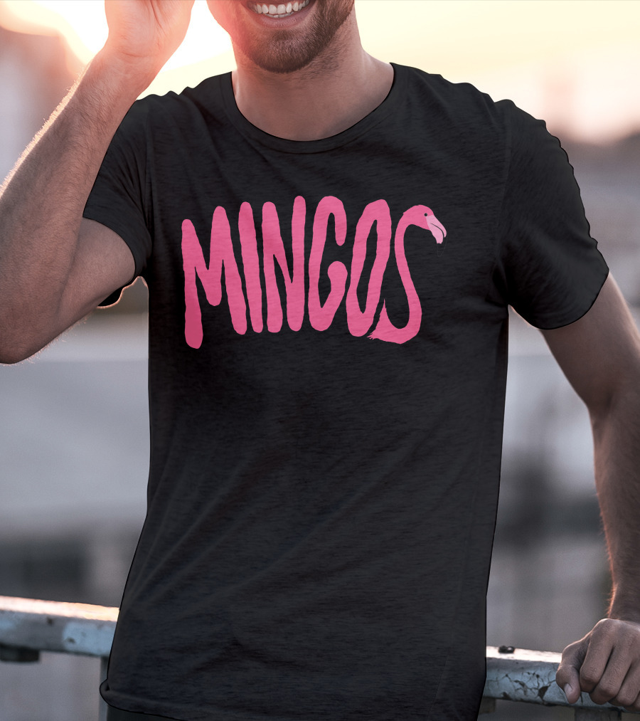 Mingos Text Flamingo T-Shirt