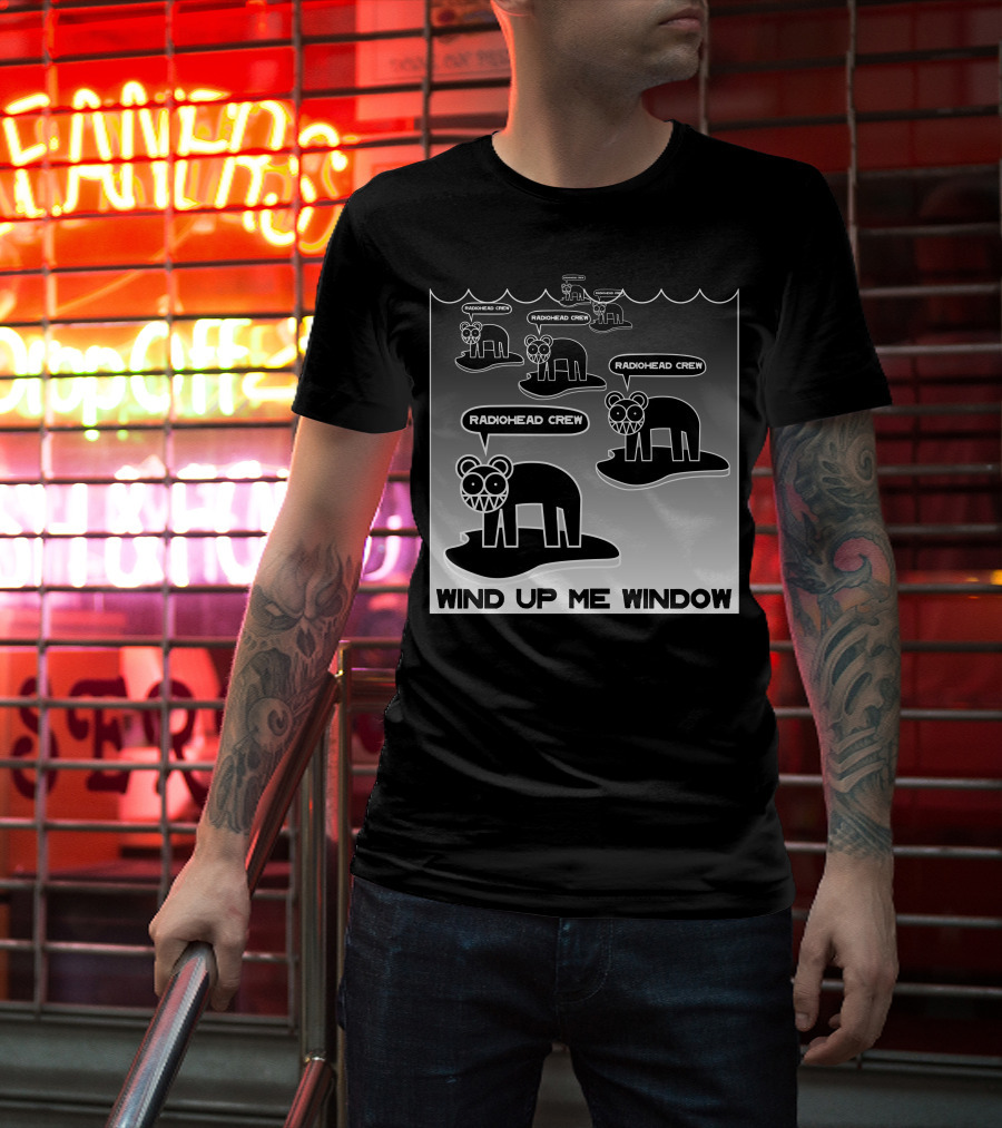 RADIOHEAD CREW WIND UP ME WINDOW T-Shirt