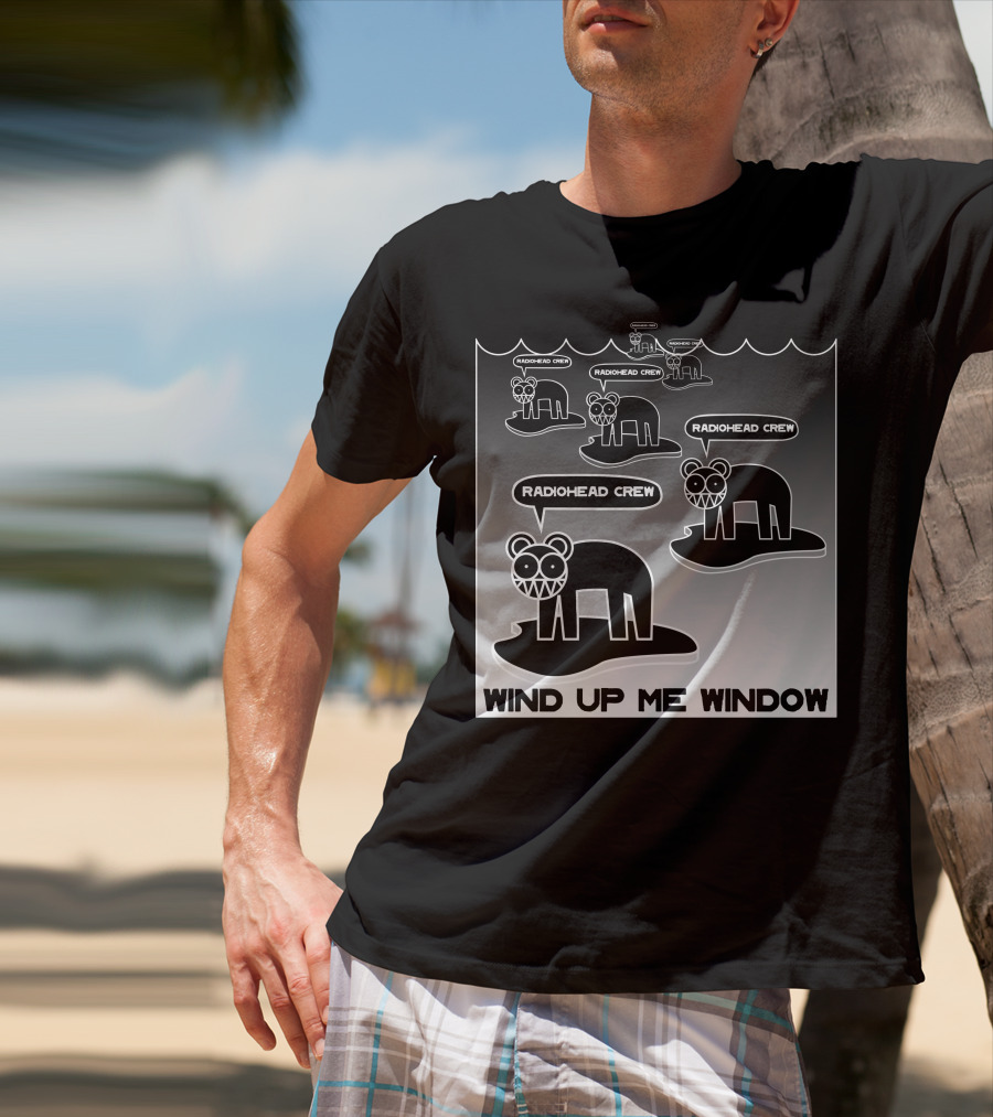 RADIOHEAD CREW WIND UP ME WINDOW T-Shirt