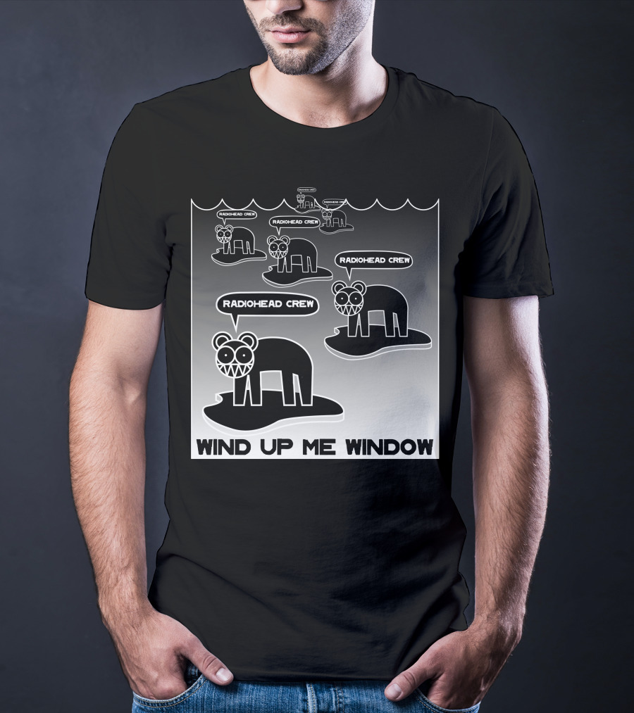RADIOHEAD CREW WIND UP ME WINDOW T-Shirt