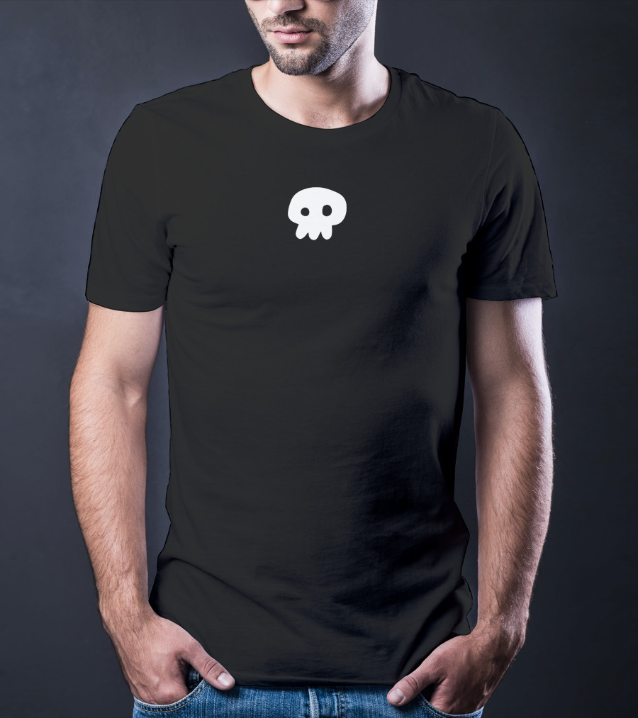 Seth Merch Skull оформление Black Top T-Shirt
