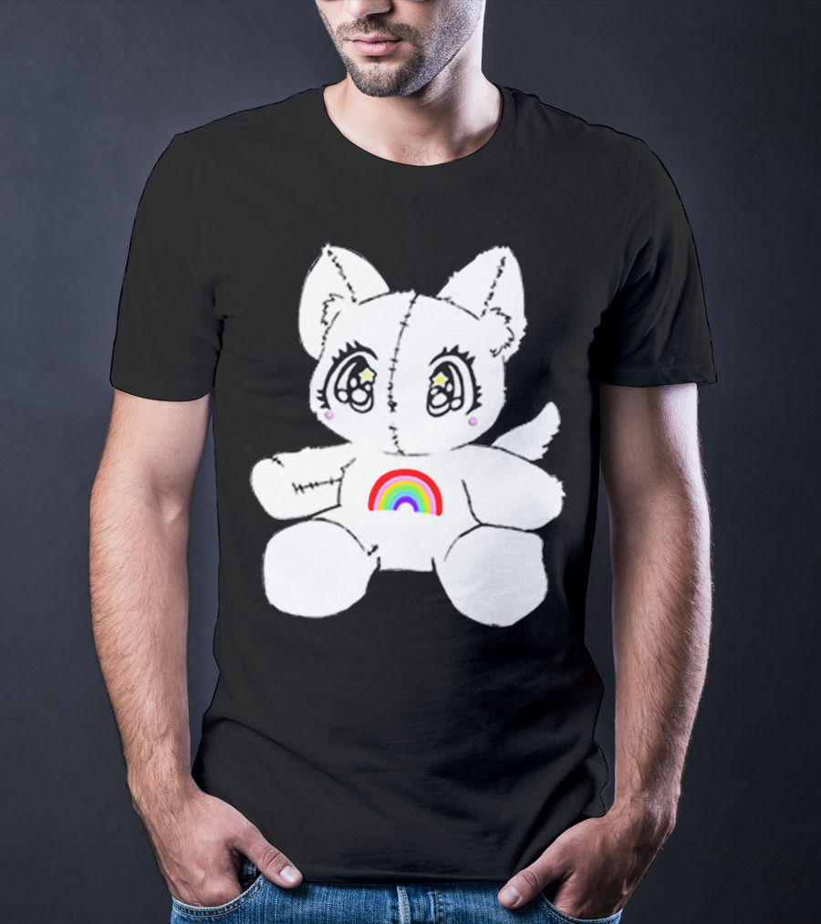 Slayyyter Rainbow Cat Plushie T-Shirt