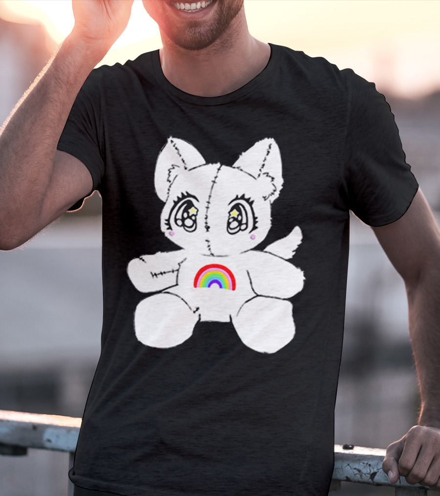 Slayyyter Rainbow Cat Plushie T-Shirt