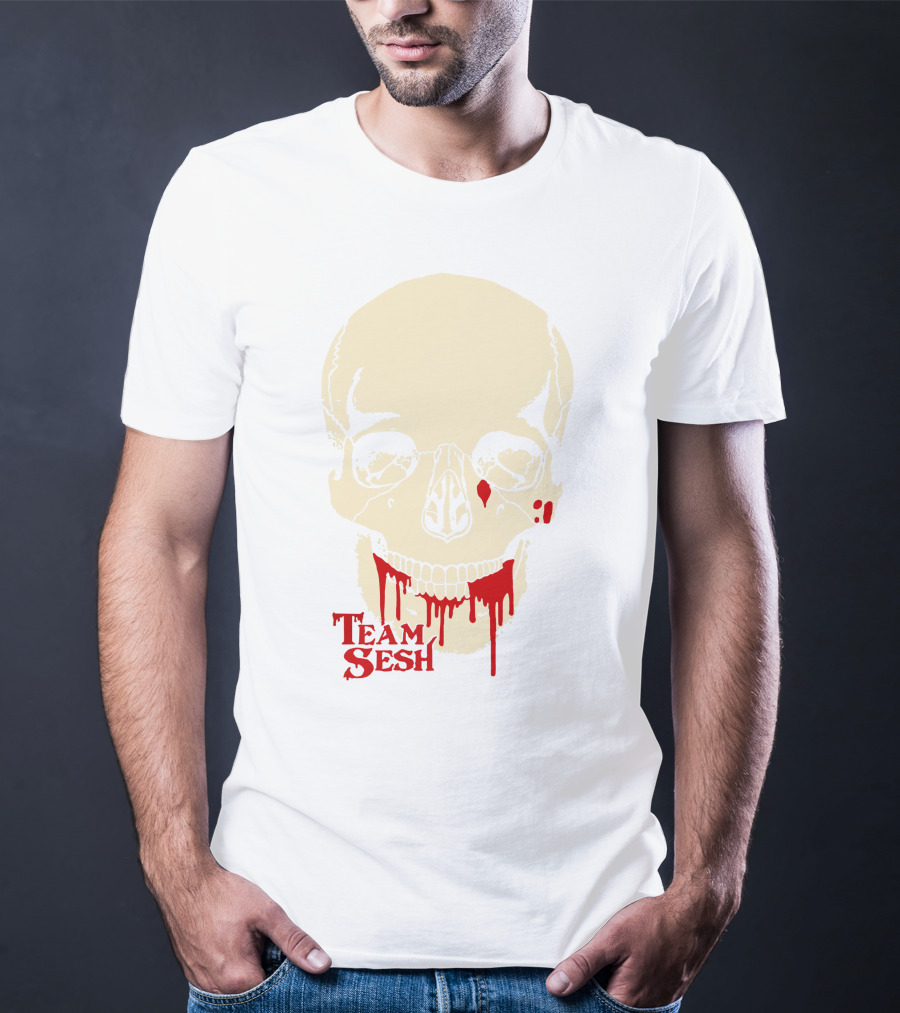 Team Sesh Skull Dripping Blood T-Shirt