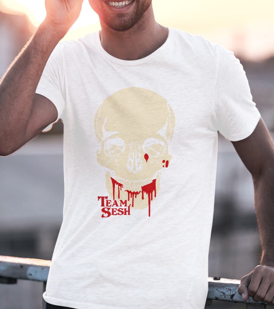 Team Sesh Skull Dripping Blood T-Shirt