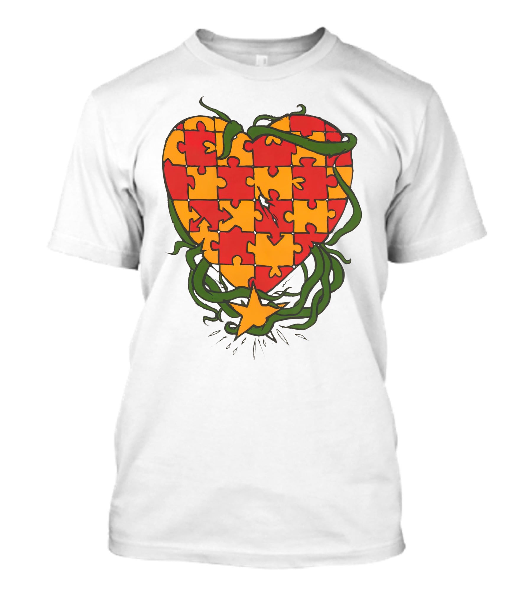 Gallery Dept Heart Puzzle And Vine T-Shirt