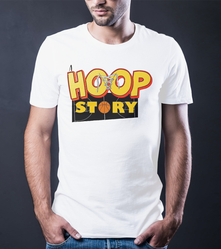 A Hoop Story Basketball Court T-Shirt