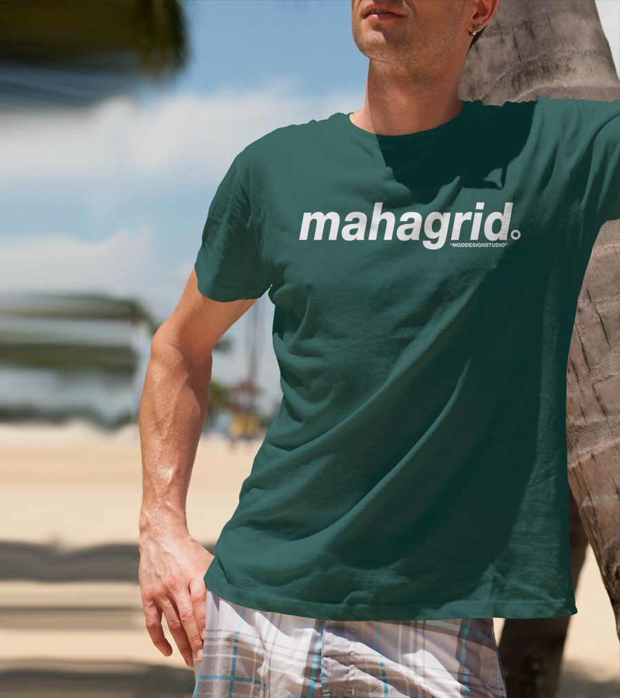 Mahagrid MGDESIGNSTUDIO Forest Green T-Shirt