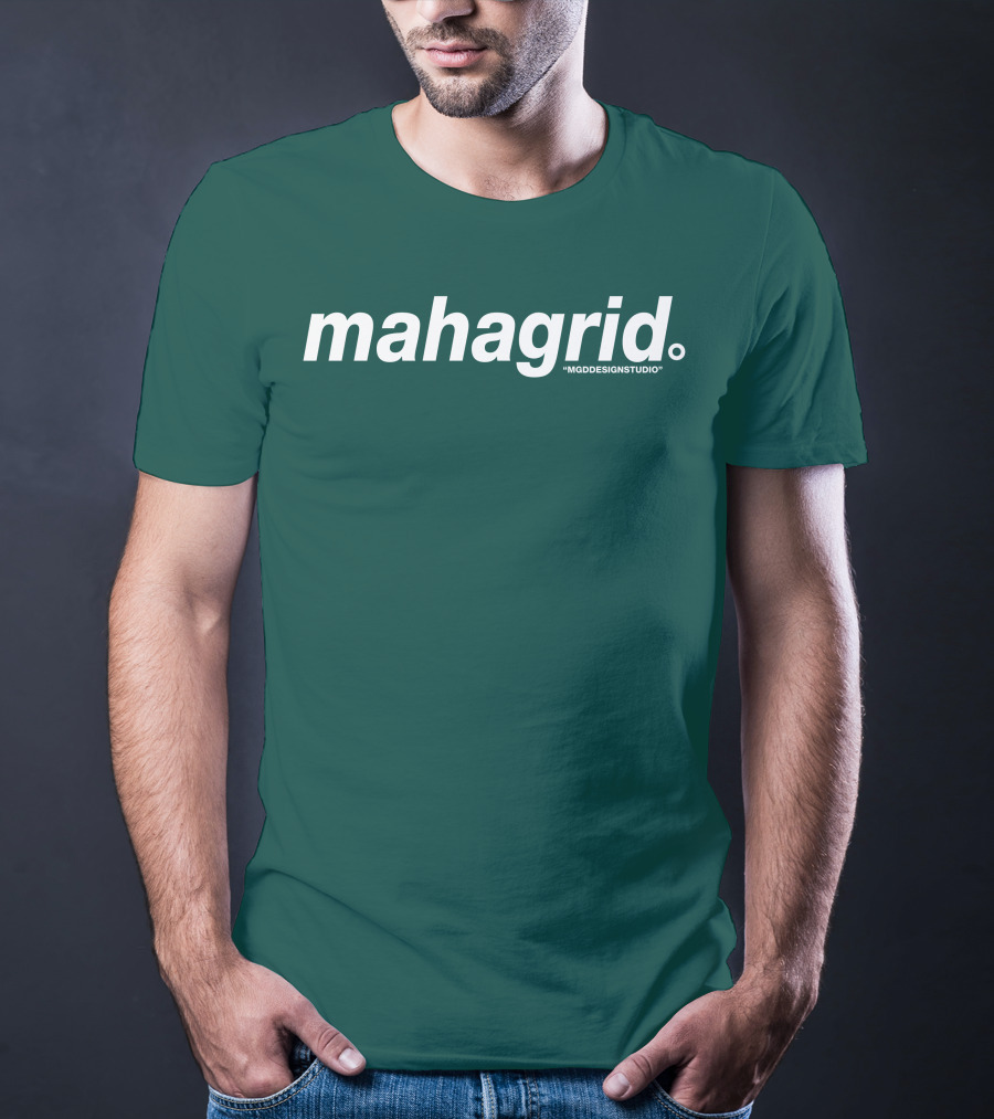 Mahagrid MGDESIGNSTUDIO Forest Green T-Shirt