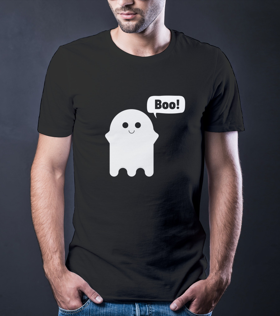 Cute Smiley Ghost Boo Edition T-Shirt
