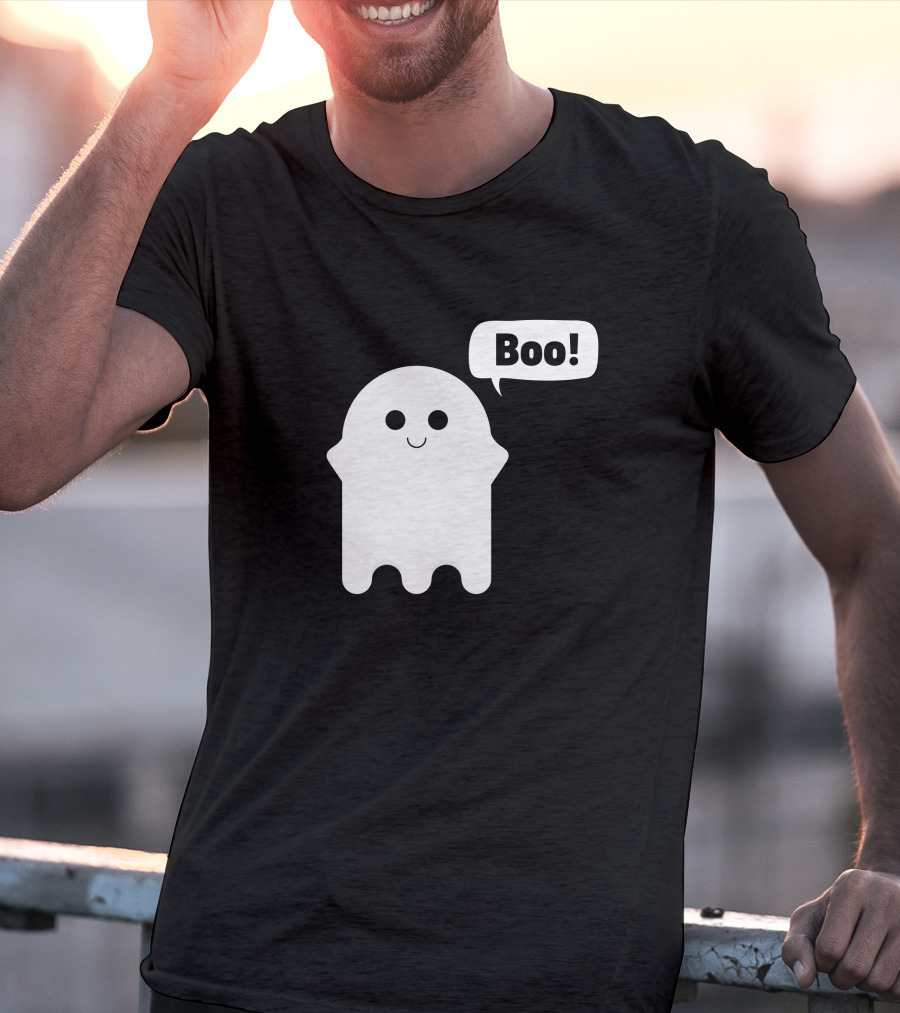 Cute Smiley Ghost Boo Edition T-Shirt