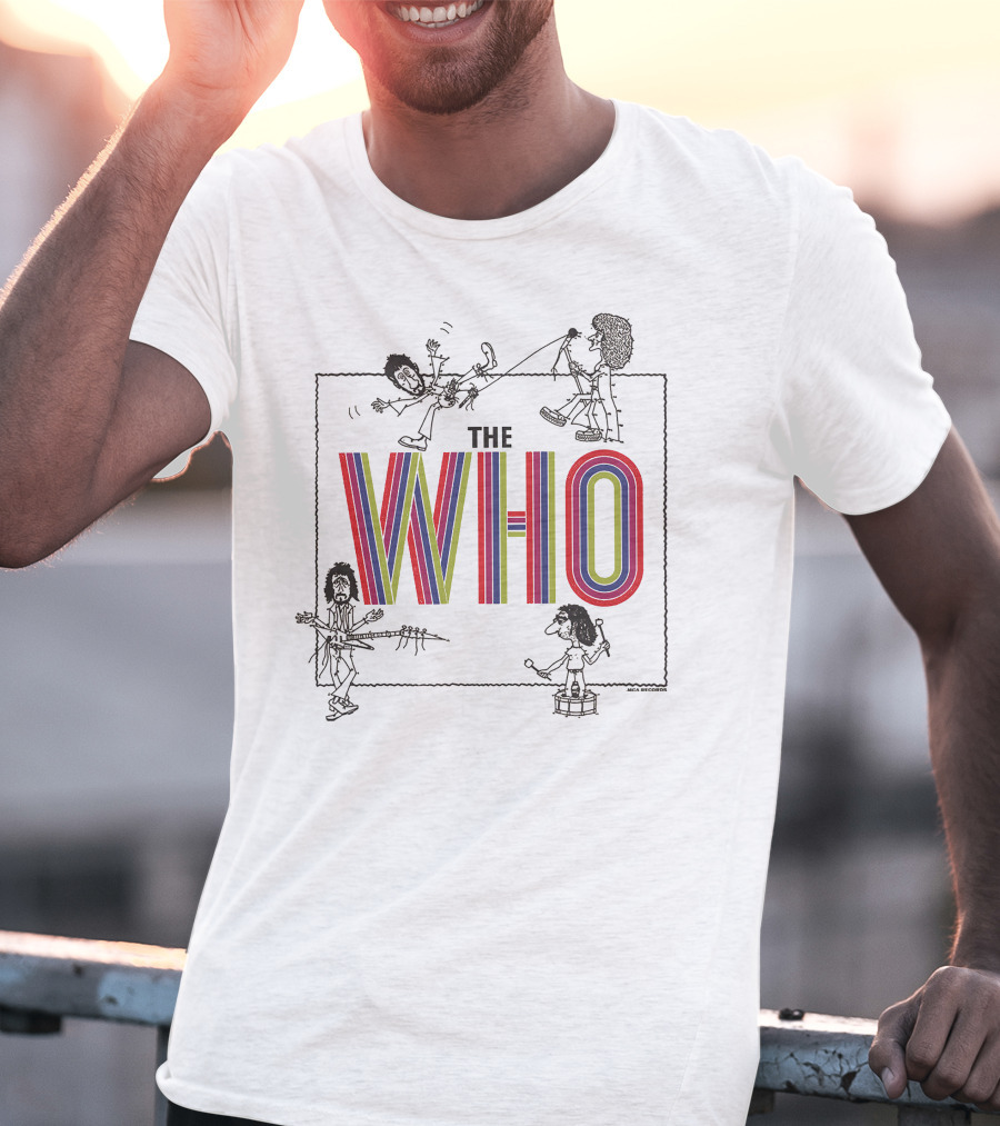 BNTW140707BN The Who Cartoon Band Members T-Shirt
