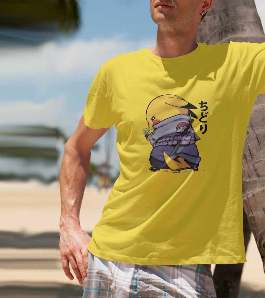 Pika Chidori Ninja Mashup For Fans T-Shirt