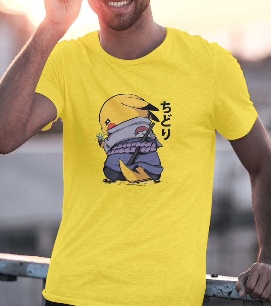 Pika Chidori Ninja Mashup For Fans T-Shirt