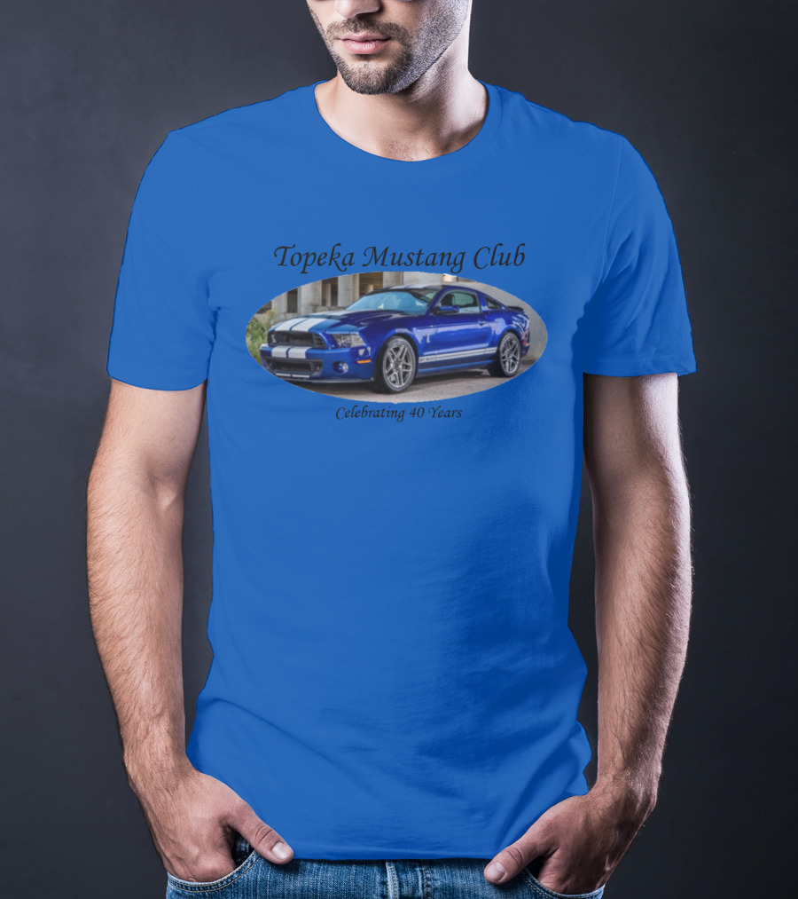 Topeka Mustang Club Celebrating 40 Years T-Shirt