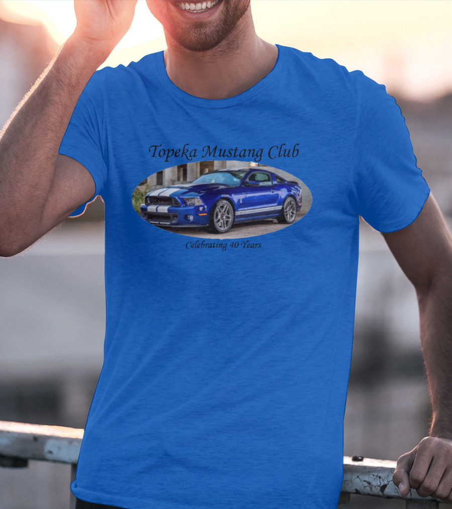 Topeka Mustang Club Celebrating 40 Years T-Shirt