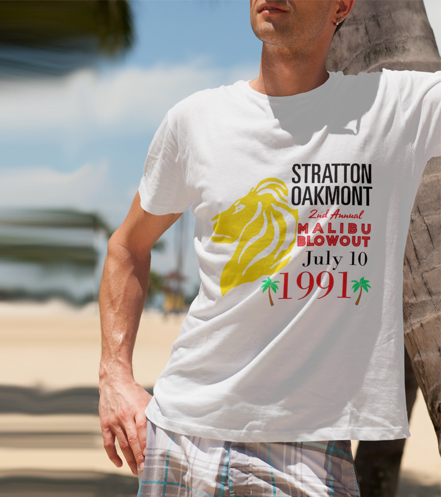 Stratton Oakmont 2nd Annual Malibu Blowout July 10 1991 T-Shirt