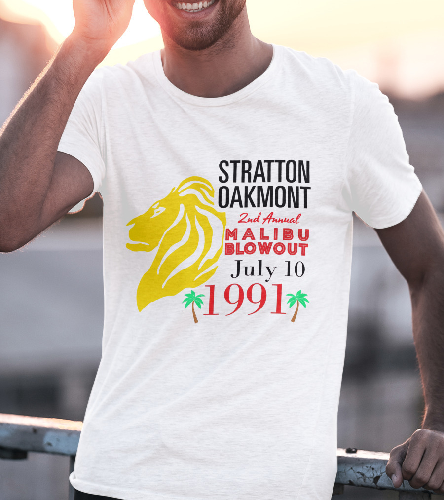 Stratton Oakmont 2nd Annual Malibu Blowout July 10 1991 T-Shirt