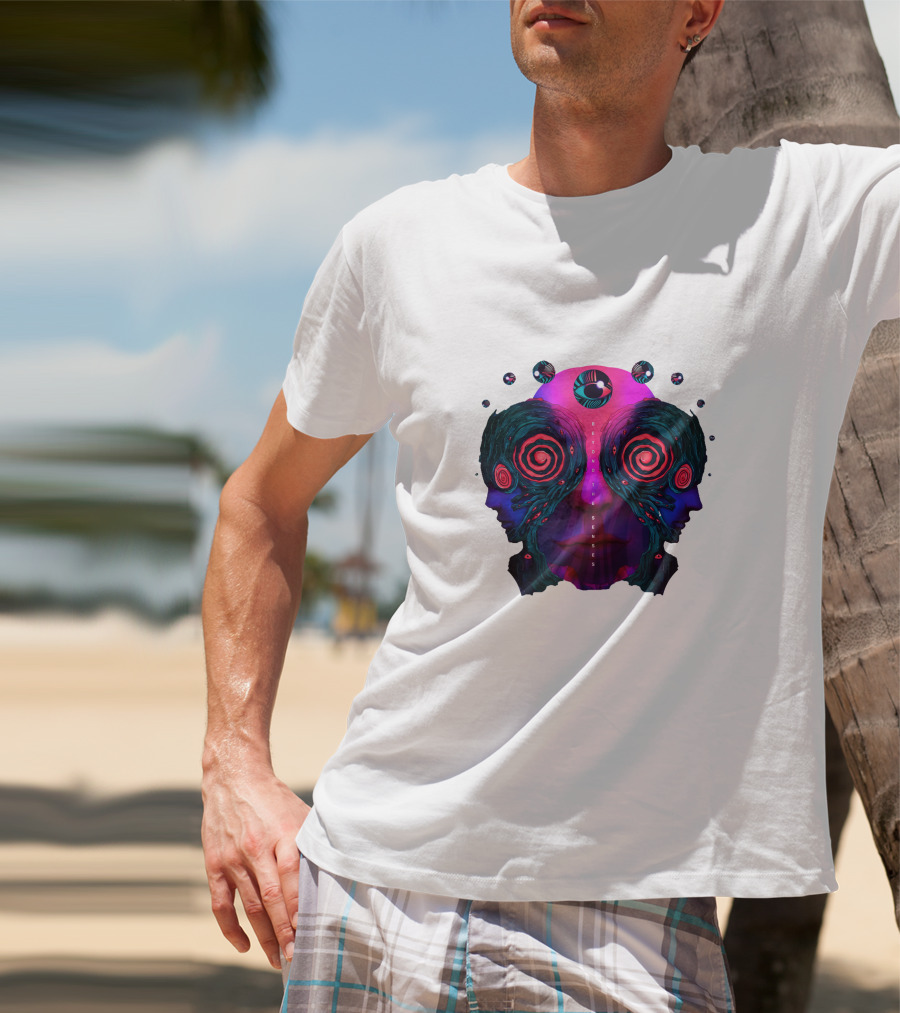 Rezz Beyond The Senses Psychedelic Faces T-Shirt