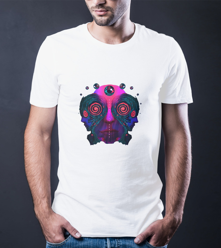 Rezz Beyond The Senses Psychedelic Faces T-Shirt