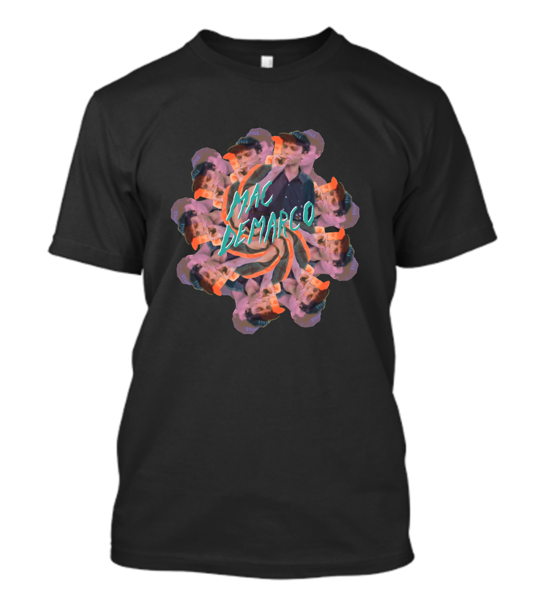 Mac DeMarco Flower Essential 1743 Psychedelic Spiral T-Shirt