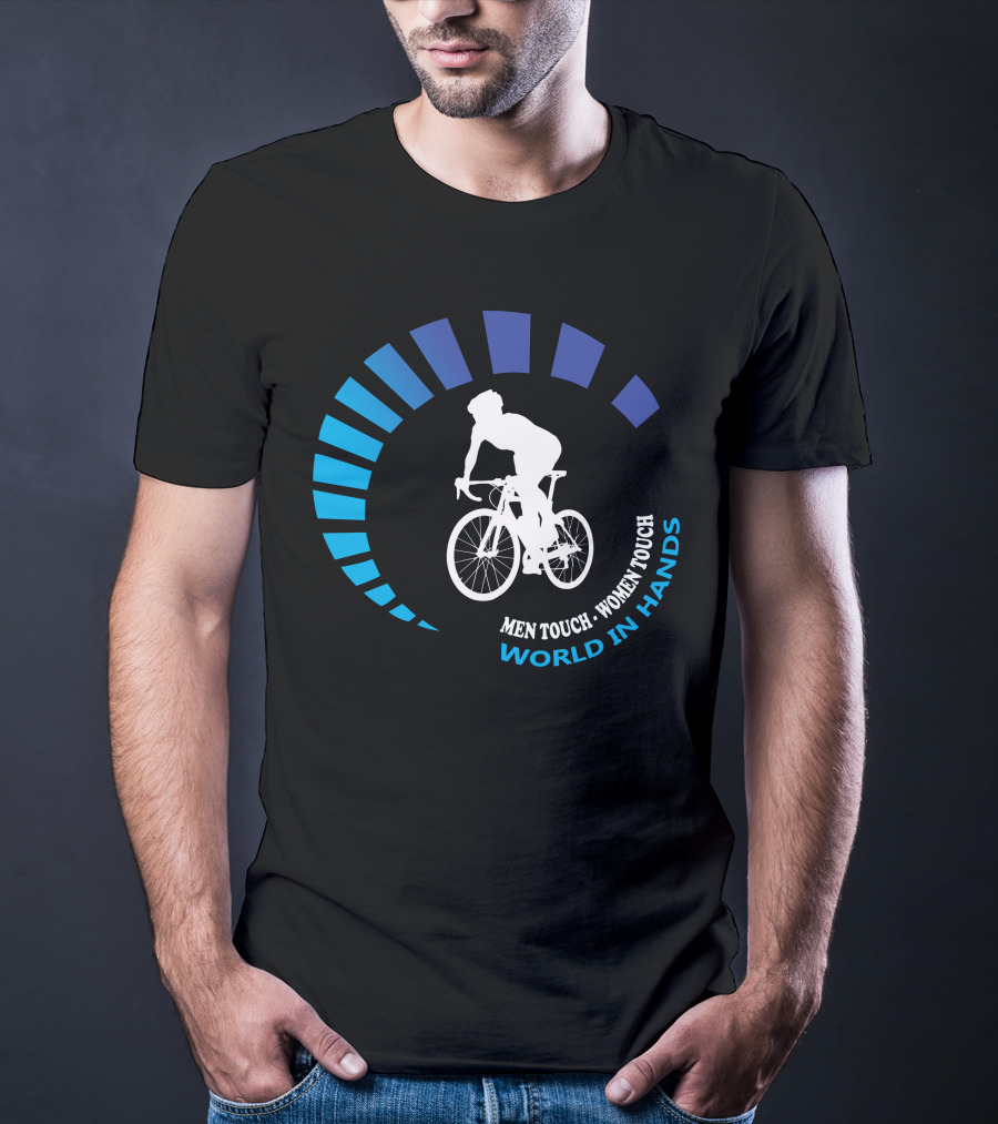 MEN TOUCH WOMEN TOUCH VINTAGE EUROPEAN WORLD IN HANDS T-Shirt