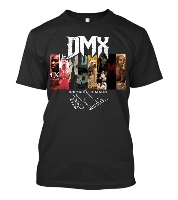 DMX Thank You For The Memories Album Covers Collage T-Shirt