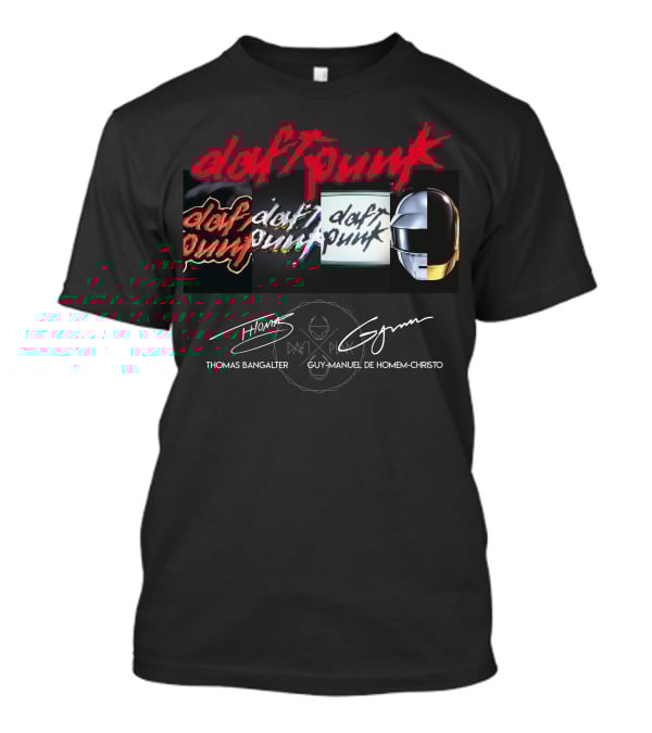 Daft Punk Thomas Bangalter Guy-Manuel De Homem-Christo Helmet T-Shirt