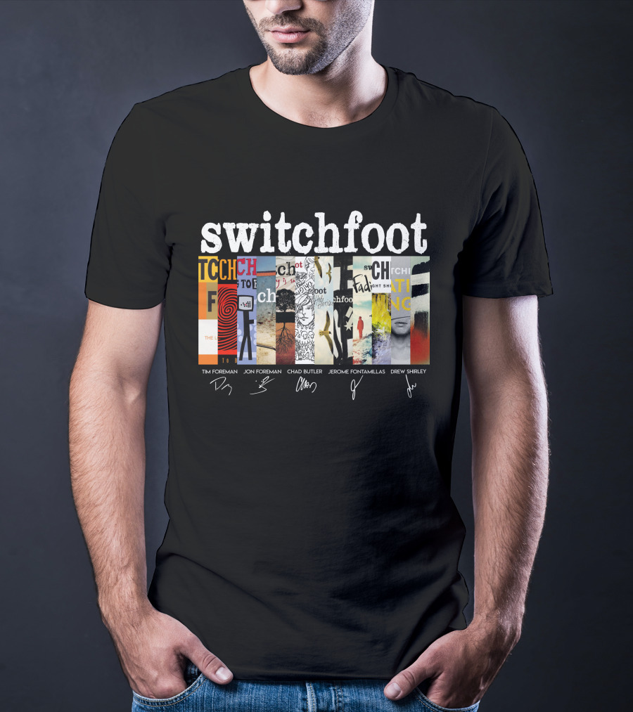 Switchfoot Albums Tim Foreman Jon Foreman Chad Butler Jerome Fontamillas Drew Shirley T-Shirt