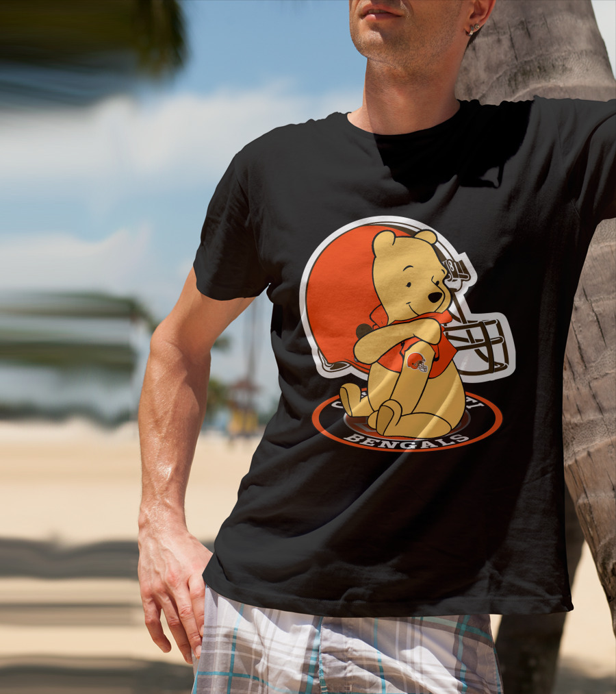 Pooh Browns Cincinnati Bengals T-Shirt